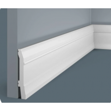 Плинтус под покраску из экополимера Cosca PX020